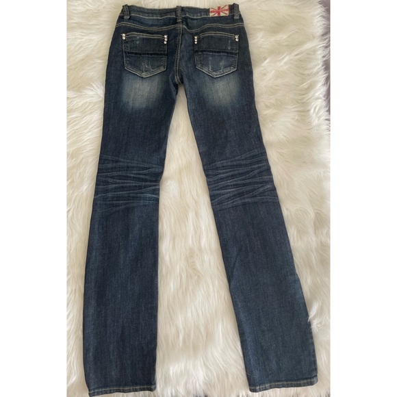 Machine Pour Neuf Mode distressed denim jeans - Picture 2 of 9